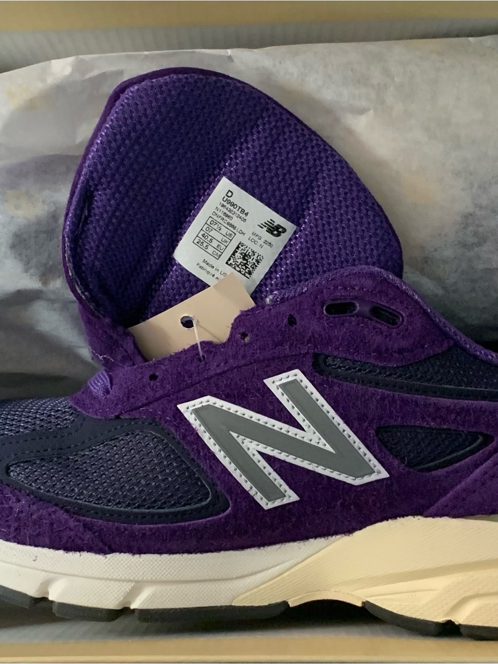 New Balance 990v4 Made in USA Purple women’s 9 DS